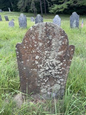 Headstone in Old Willington Cemetery