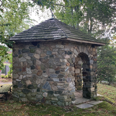 The historic Stone Pavilion at the University of Connecticut in Storrs